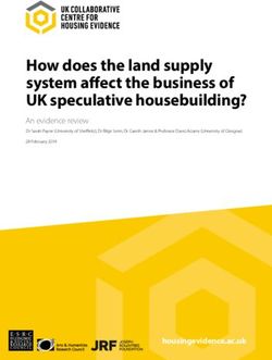 How does the land supply system affect the business of UK speculative housebuilding? - An evidence review