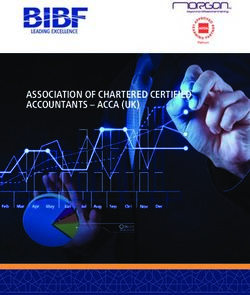 ASSOCIATION OF CHARTERED CERTIFIED ACCOUNTANTS - ACCA (UK) - BIBF