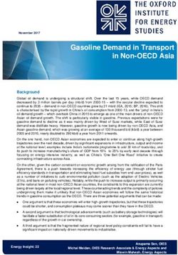 Gasoline Demand in Transport in Non-OECD Asia - Oxford ...