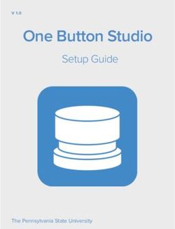 One Button Studio Setup Guide - V 1.0