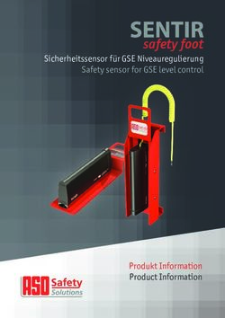 Safety foot - Produkt Information Product Information