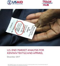U.S. END MARKET ANALYSIS FOR KENYAN TEXTILE AND APPAREL - December 2017 - Agoa.info