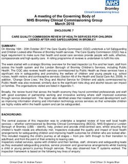 A meeting of the Governing Body of NHS Bromley Clinical Commissioning Group - NHS Bromley CCG
