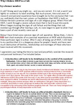 Why I Believe IHOP is a Cult by a former member