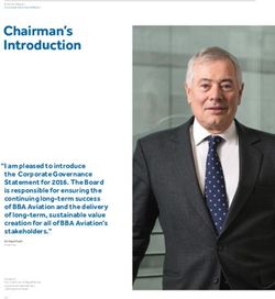 Chairman's Introduction - Signature Aviation