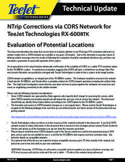 NTrip Corrections via CORS Network for TeeJet Technologies RX-600RTK Evaluation of Potential Locations