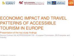 ECONOMIC IMPACT AND TRAVEL PATTERNS OF ACCESSIBLE TOURISM IN EUROPE - Presentation of the key study findings Service Contract SI2.ACPROCE052481700 ...