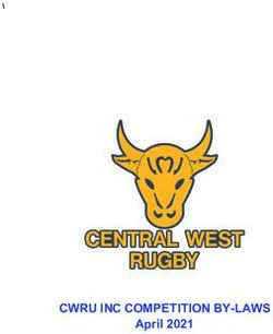 CWRU INC COMPETITION BY-LAWS - April 2021 - Central West Rugby