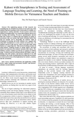 Kahoot with Smartphones in Testing and Assessment of Language Teaching and Learning, the Need of Training on Mobile Devices for Vietnamese ...
