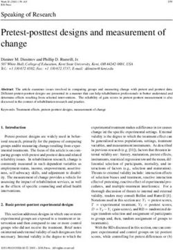 Pretest-posttest designs and measurement of change