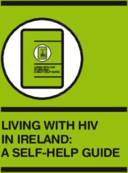 LIVING WITH HIV IN IRELAND: A SELF-HELP GUIDE - a self-help guide