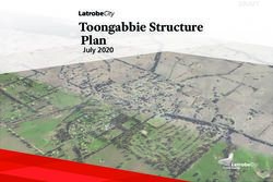 Toongabbie Structure Plan - July 2020 DRAFT - Latrobe City Council