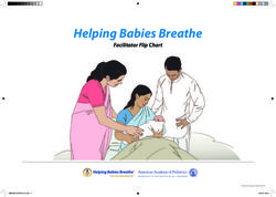 Helping Babies Breathe - Facilitator Flip Chart