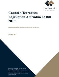 Counter-Terrorism Legislation Amendment Bill 2019 - Law ...