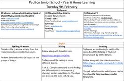 paulton junior school year 4 homework