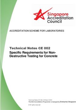 Technical Notes CE 002 - Specific Requirements for Non-Destructive Testing for Concrete - Singapore Accreditation ...
