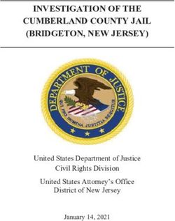 INVESTIGATION OF THE CUMBERLAND COUNTY JAIL (BRIDGETON, NEW JERSEY) - United States Department of Justice Civil Rights Division United States ...