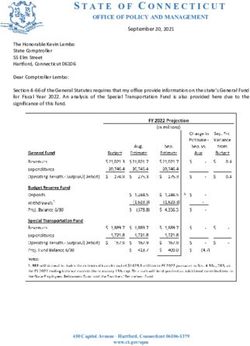 STATE OF CONNECTICUT - CT.gov