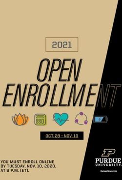 OPEN ENROLLMENT 2021 - OCT. 28 - NOV. 10 - Purdue University