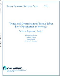 Trends and Determinants of Female Labor Force Participation in Morocco