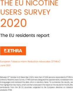 2020 THE EU NICOTINE USERS SURVEY - European Tobacco ...