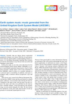 Earth system music: music generated from the United Kingdom Earth System Model (UKESM1) - Articles