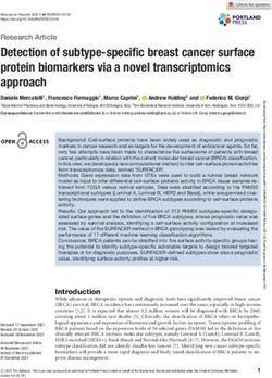 Detection Of Subtype-specific Breast Cancer Surface Protein Biomarkers ...