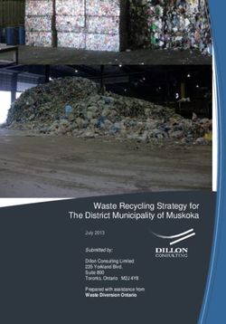 Waste Recycling Strategy for The District Municipality of Muskoka - July 2013 - CIF