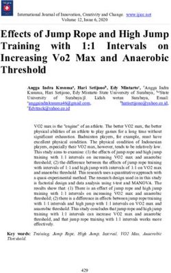 Effects of Jump Rope and High Jump Training with 1:1 Intervals on Increasing Vo2 Max and Anaerobic Threshold - IJICC