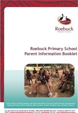 Roebuck Primary School Parent Information Booklet