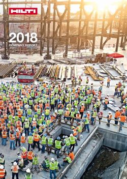 2018 COMPANY REPORT - Hilti