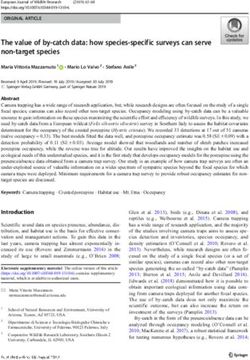 The value of by-catch data: how species-specific surveys can serve non-target species
