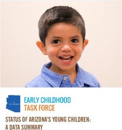 STATUS OF ARIZONA'S YOUNG CHILDREN: A DATA SUMMARY - First ...