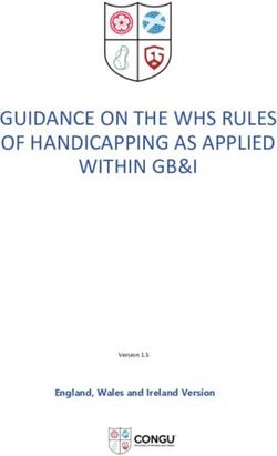 GUIDANCE ON THE WHS RULES OF HANDICAPPING AS APPLIED WITHIN GB&I ...