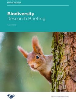 Biodiversity Research Briefing - Welsh Parliament Senedd Research August 2021 - research.senedd.wales