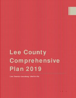 Lee County Comprehensive Plan 2019 - Lee County Leesburg Smithville - Georgia Department of ...