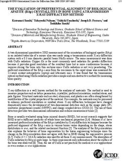 THE EVALUATION OF PREFERENTIAL ALIGNMENT OF BIOLOGICAL APATITE (BAp) CRYSTALLITES IN BONE USING A TRANSMISSION X-RAY DIFFRACTION METHOD