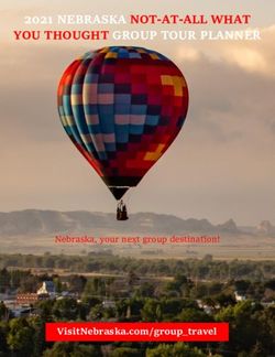 2021 NEBRASKA NOT-AT-ALL WHAT YOU THOUGHT GROUP TOUR PLANNER - VisitNebraska.com/group_travel - Visit Nebraska