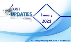 2021 January - GST Policy Planning Unit, Govt of West Bengal