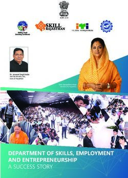 DEPARTMENT OF SKILLS, EMPLOYMENT AND ENTREPRENEURSHIP - A SUCCESS STORY