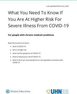 What You Need To Know If You Are At Higher Risk For Severe Illness From COVID-19
