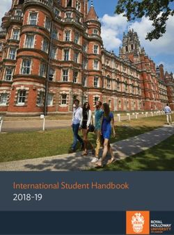 International Student Handbook 2018-19 - Royal Holloway