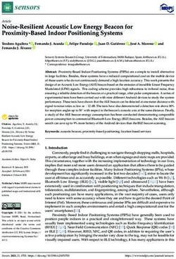 Noise-Resilient Acoustic Low Energy Beacon for Proximity-Based Indoor Positioning Systems - MDPI