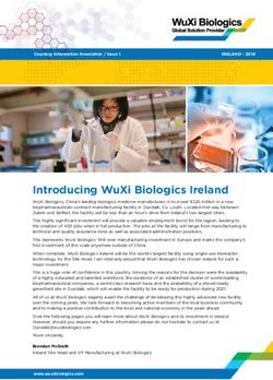 INTRODUCING WUXI BIOLOGICS IRELAND