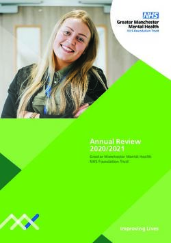 Annual Review 2020/2021 - Improving Lives - Greater Manchester Mental ...