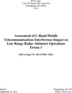 Assessment Of C-Band Mobile Telecommunications Interference Impact On ...