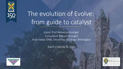 The evolution of Evolve: from guide to catalyst - RACP CONGRESS 2020 Assoc Prof Rebecca Grainger Consultant Rheumatologist Hutt Valley DHB ...