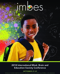 2018 International Mind, Brain and Education Society Conference - SEPTEMBER 27-29 - IMBES