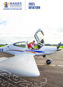 AVIATION 2021 - Massey University
