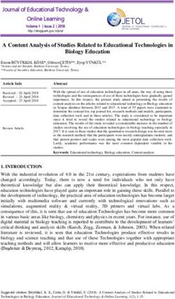 Journal of Educational Technology & Online Learning - DergiPark